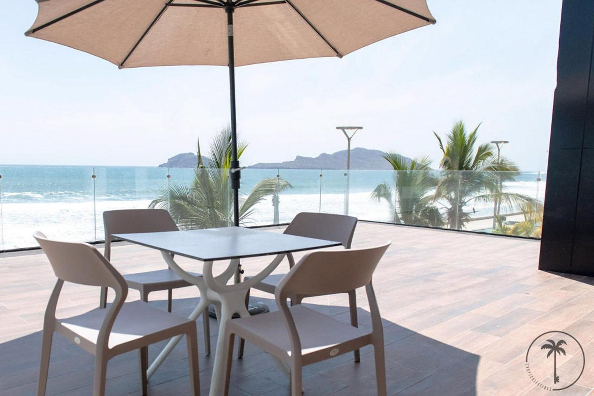 Ferienwohnung Terraza Con Vista Al Mar Y A Atardeceres Mazatlán Exterior foto