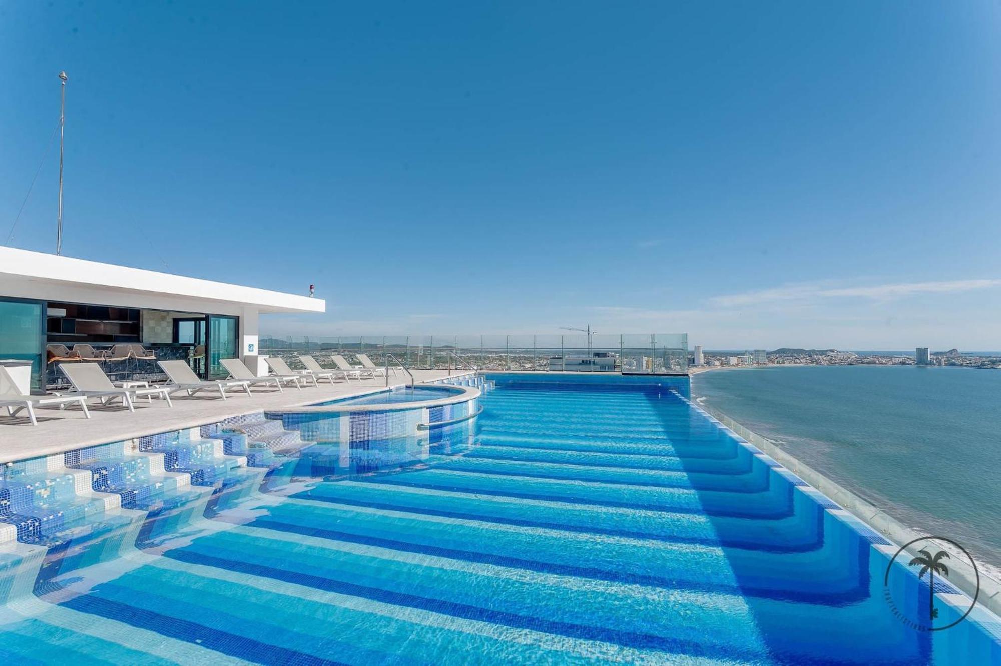 Ferienwohnung Terraza Con Vista Al Mar Y A Atardeceres Mazatlán Exterior foto